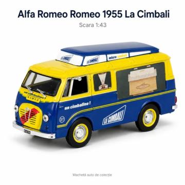 Macheta van Alfa Romeo Romeo 1955 La Cimbali, scara 1:43