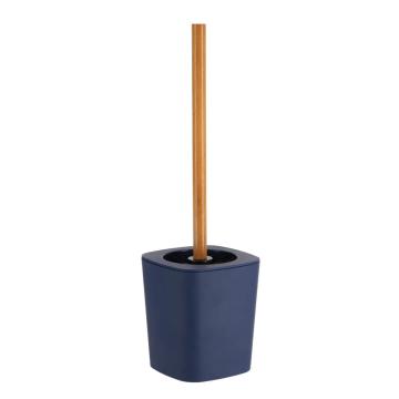 Perie de toaleta ABS bamboo - blue compozitie bambus + ABS