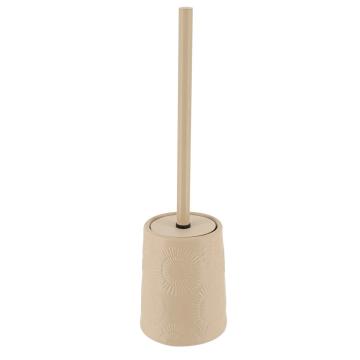 Perie de toaleta Ethnic - bej compozitie polirasina + PVC