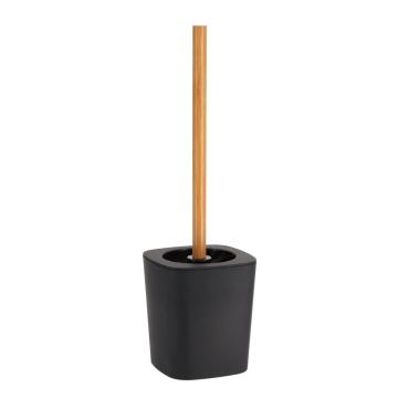 Perie toaleta ABS / bambus - negru compozitie bambus + ABS