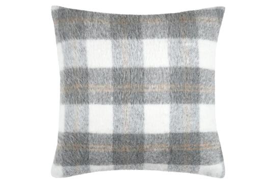 Perna decorativa Gresy 45x45 cm, culoare gri, 100% poliester de la URBANIX SRL