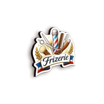 Firma luminoasa volumetrica Frizerie