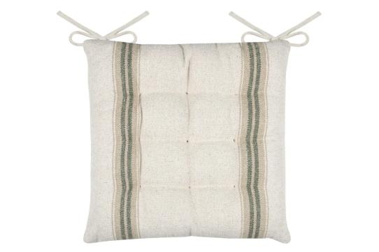 Perna de scaun Montauban 40X40 Cm, culoare gri, 100% bumbac de la URBANIX SRL
