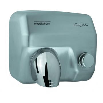Uscator de maini actionare cu buton, Saniflow Mediclinics de la Sanito Distribution Srl