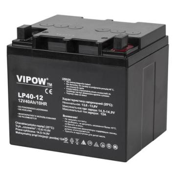 Acumulator gel plumb Vipow 12V, 40Ah