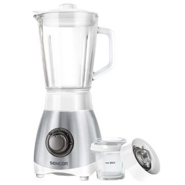 Blender 250W 0.8L Sencor cu cana din sticla si functie Pulse