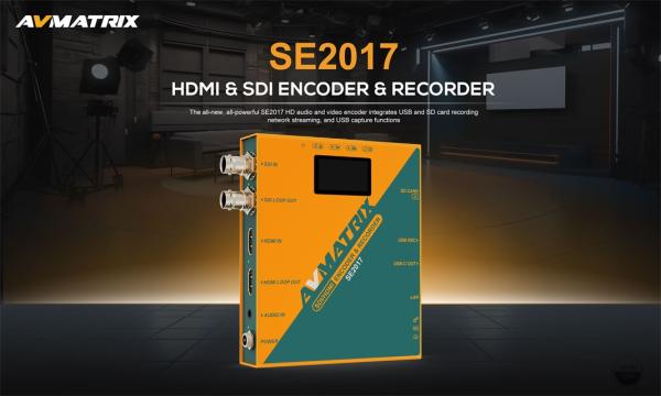 Encoder/Recorder Streaming AVMatrix SE2017 3G-SDI/HDMI de la West Buy Srl